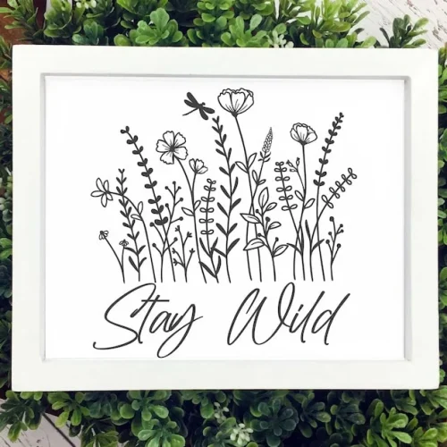 Wildflower Svg Bundle, Minimalist Flower Png, Flower Meadow Svg, Wildflower Clipart, Bouquet SVG, Floral Svg, Minimalist Flower Bouquet