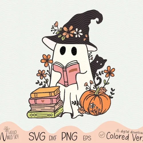 Cute Ghost laser cut design, view 7