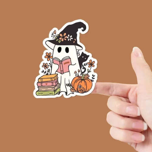 Cute Ghost laser cut design, view 9