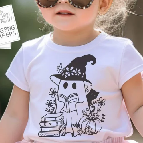 Cute Ghost laser cut design, view 11