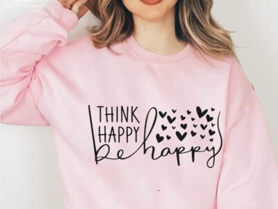 think happy