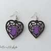 Spider Web Halloween Earrings laser cut file