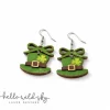 Patrick's Day Earrings laser cut file