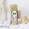 Cute Floral Ghost Hair Clip laser cut file