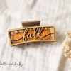 Fall Hair Clip laser cut file