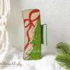 With Red Christmas Tree Hair Clip laser cut file