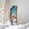 Winter Hair Clip laser cut file