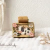 Floral Cute Cow Hair Clip laser cut file