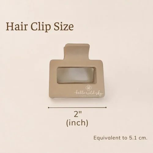 Floral Cute Cow Hair Clip laser cut design, view 3