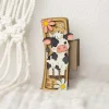 Floral Animal Cute Cow Hair Clip laser cut file
